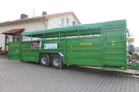 Sonstige Pronar T 046/2 Viehanhänger, hydraulisch absenkb