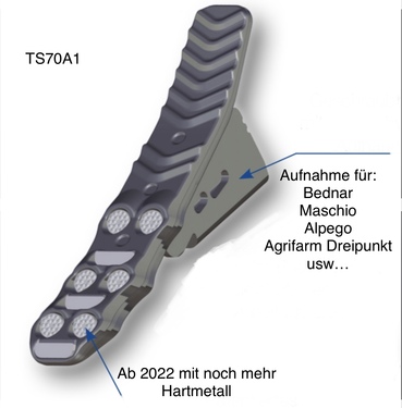 Sonstige Boehlerit Tiefenlockererschar TS70-A1