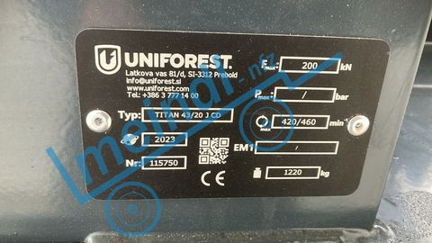 Uniforest Titan 43/20J