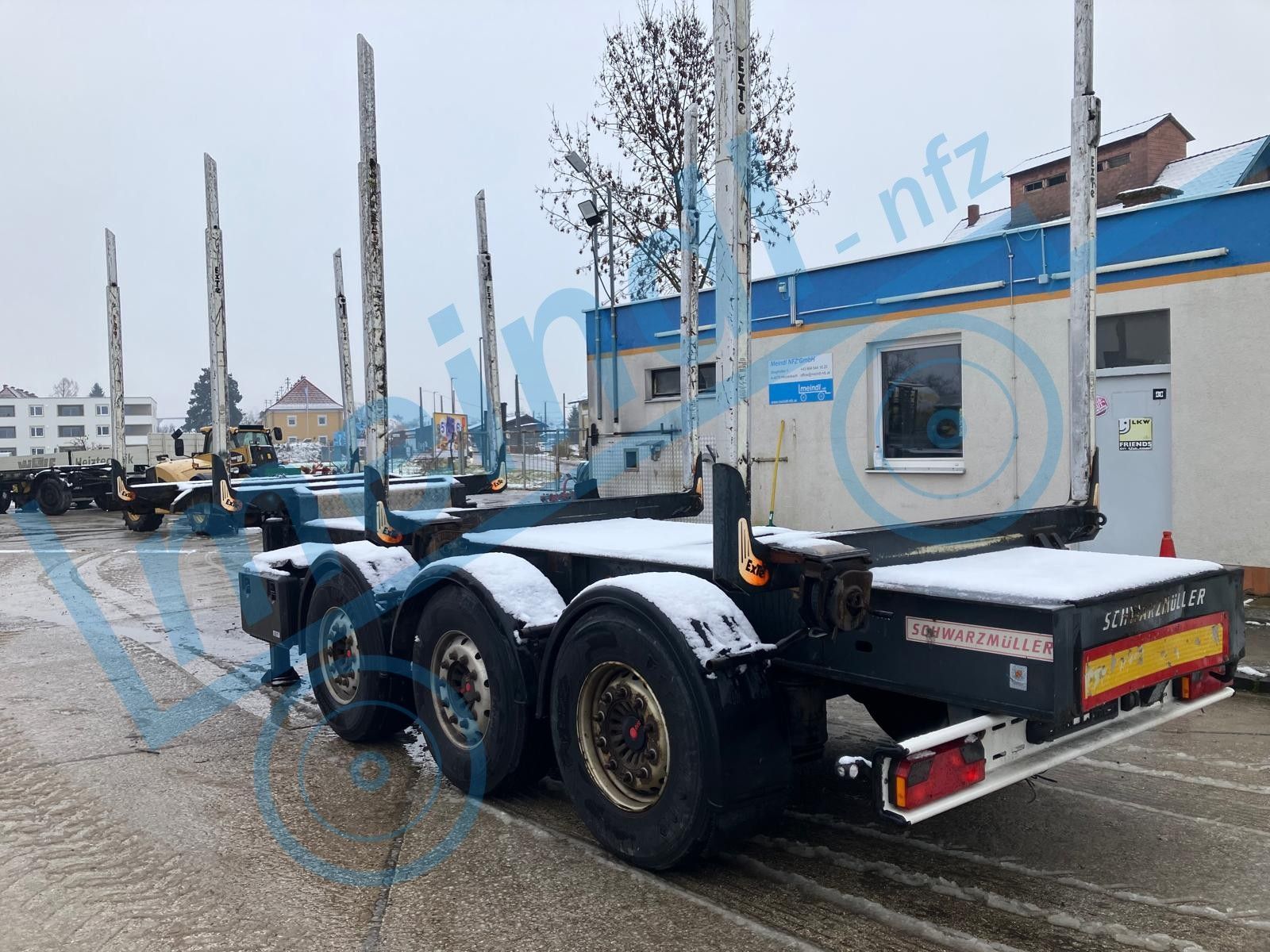 Schwarzmüller 3 Achs Rungen Auflieger 3