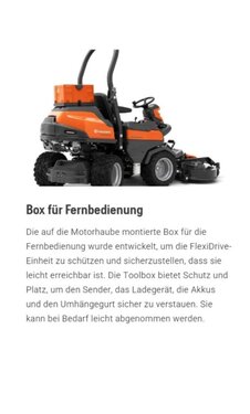 Husqvarna RIDER P 524 XR EFI mit Funkfernsteuerung inkl. M