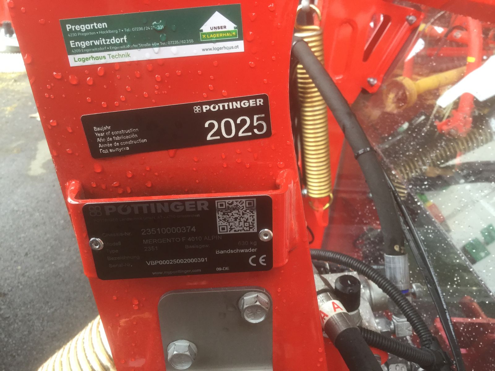 Pöttinger Pöttinger Mergento F 4010 Alpin Bandschwader 3