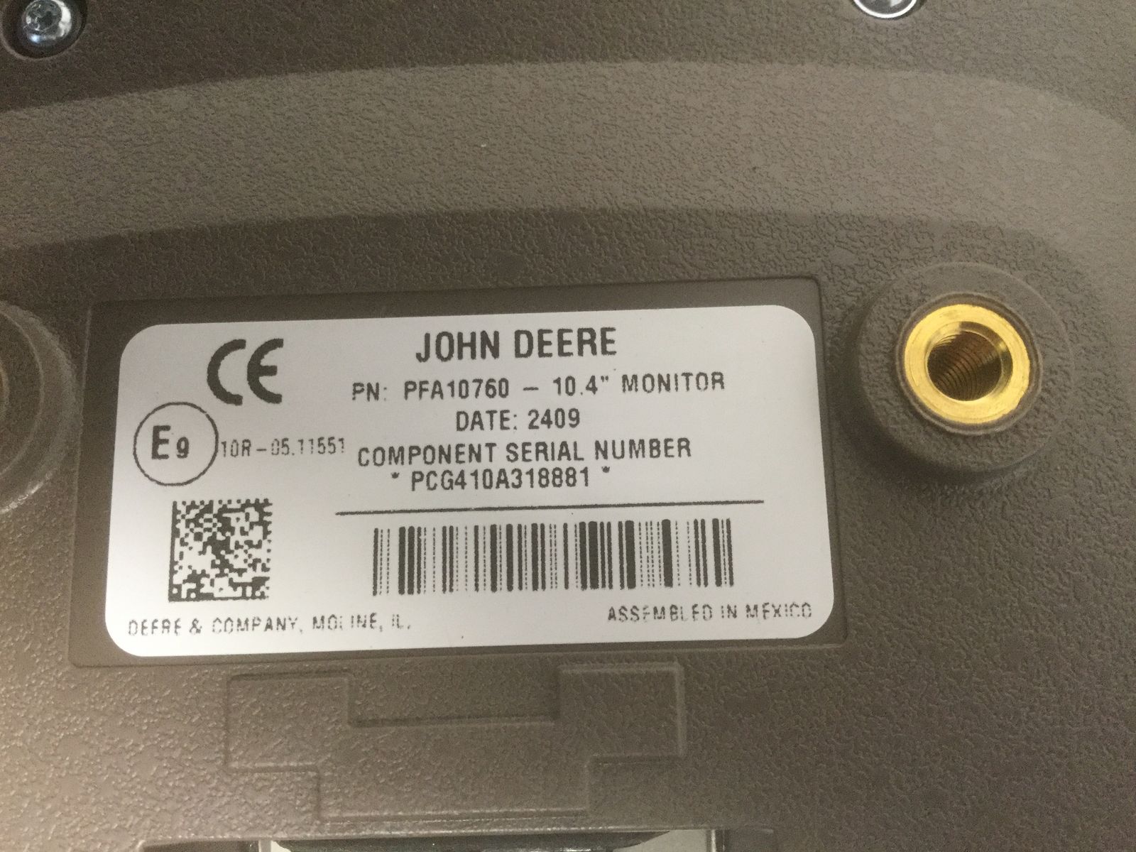 John Deere Zusatzmonitor Gen. 4 3