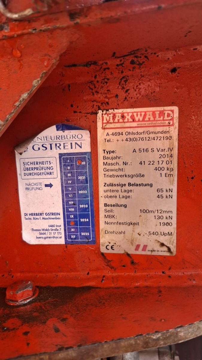 Maxwald Seilwinde  2