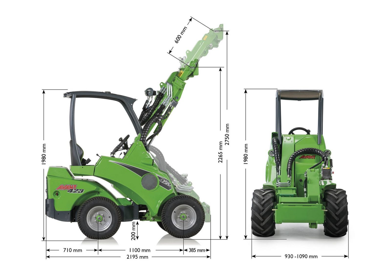 Avant Avant 423 Multifunktionslader 2