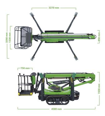 Leguan Lifts Leguan Lifts 135 NEO Hubarbeitsbühne
