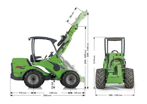 Avant Avant 760i Multifunktionslader mit GT Kabine
