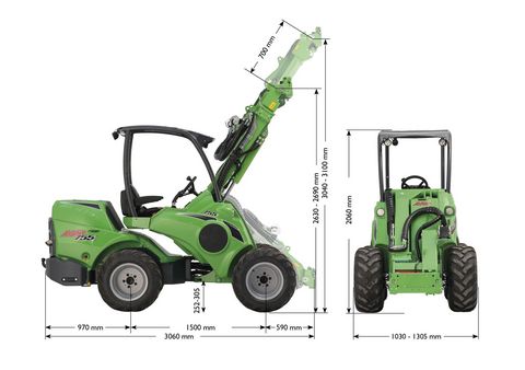 Avant Avant 755i Multifunktionslader - Aktion
