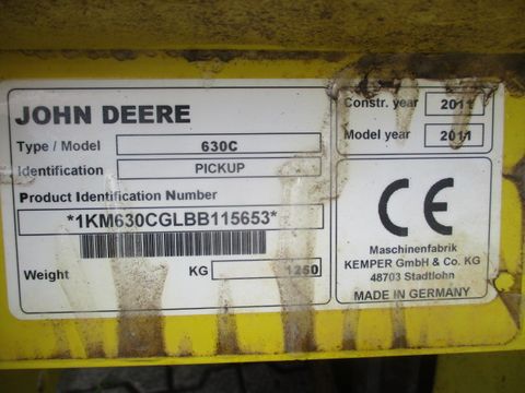 John Deere Pickup 630 C