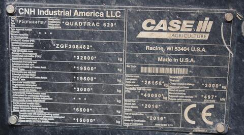 Case-IH Quadtrac 620  HI-e SCR