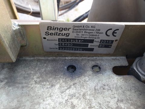 Binger-Seilzug Binger EB490 Entlauber einseitig