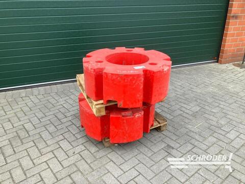 Fendt 2X 1000KG RADGEWICHTE BELASTUNGSGEWICHTE