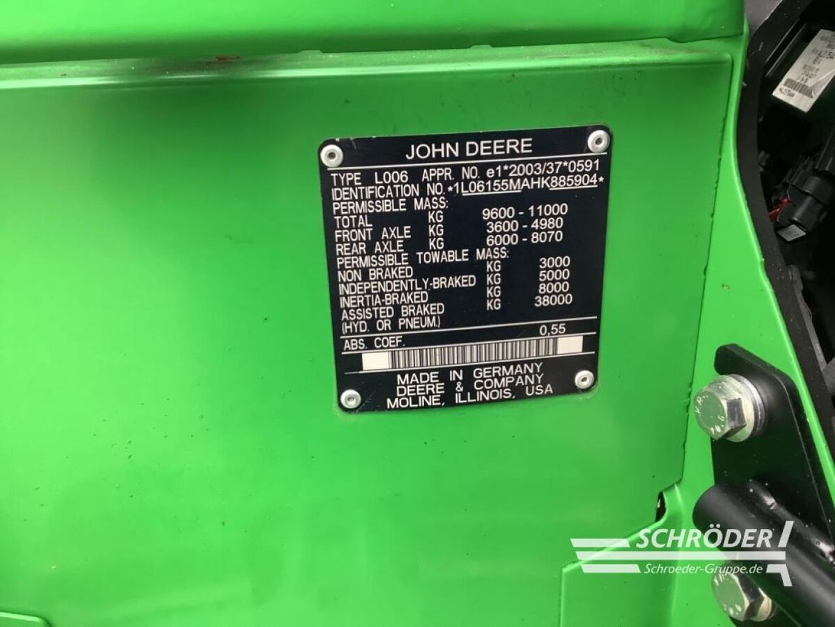 John Deere 6155 M | FZW | NUR 2298 STUNDEN !! 3