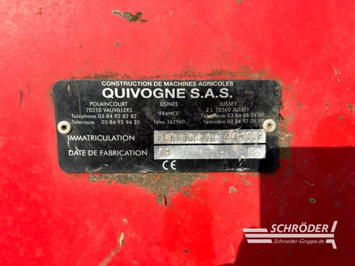 Quivogne DISKATOR 4,00 M 2