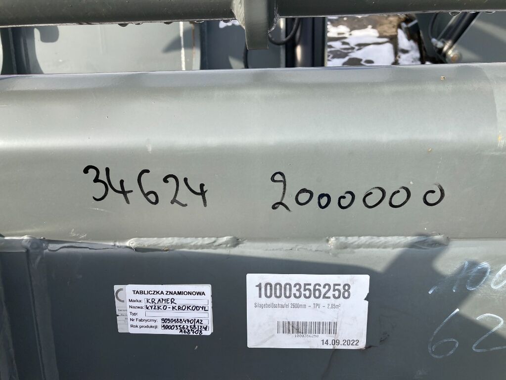 Kramer Silagebeißschaufel 2600mm 2