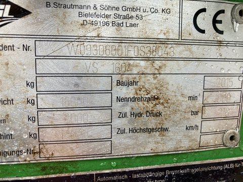 Strautmann VS1604 Streublitz  **Jahresendralley** 3
