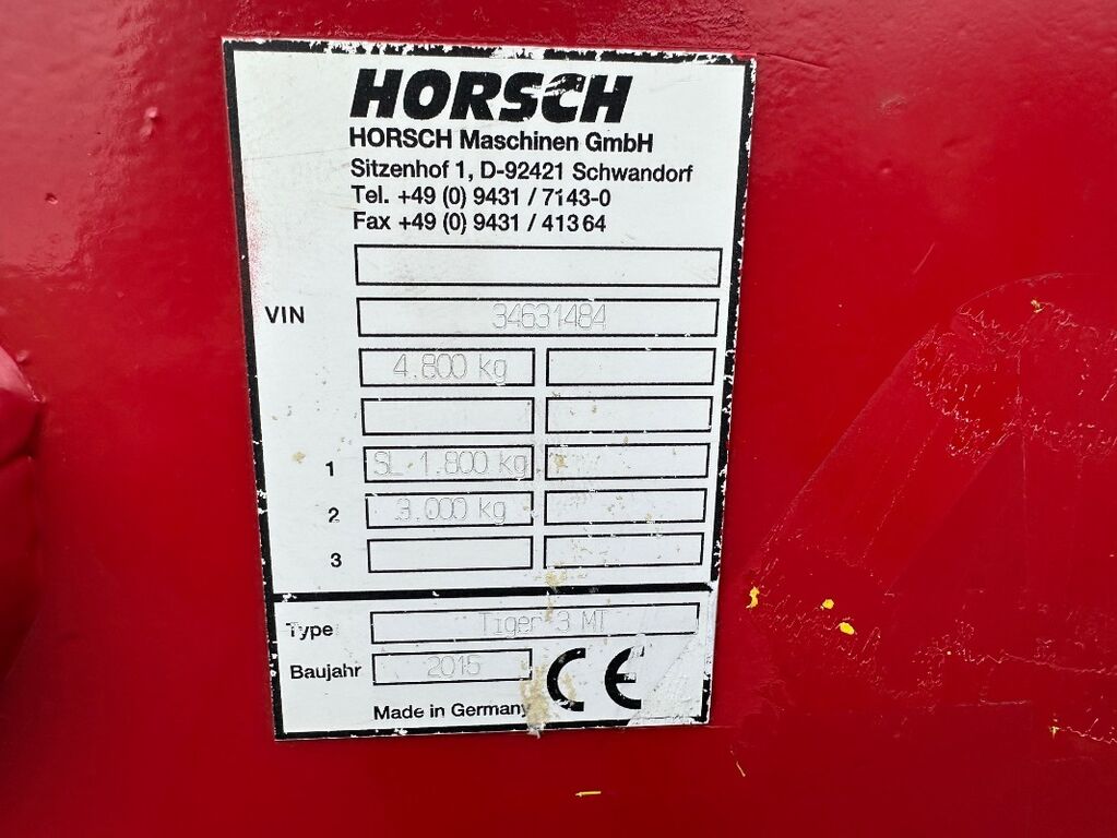 Horsch Tiger 3 MT 3