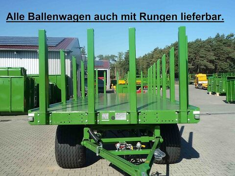 Pronar 2-achs Anhänger, Ballenwagen, Strohwagen, TO 25;