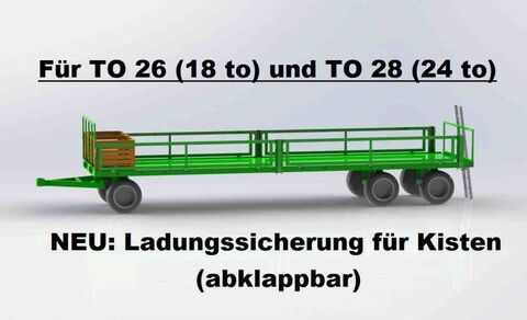 Pronar 2-achs Anhänger, Ballenwagen, Strohwagen,  TO 27