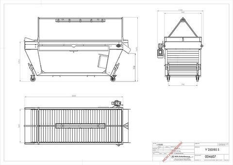 Sonstige Rollenverlesetisch V 250/85 S, Sitzmodell, NEU