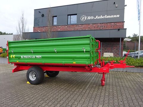 Pronar Einachsdreiseitenkipper T 671,  Auflaufbremse, B 3