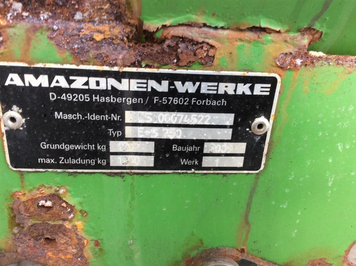Amazone E+S 750 3