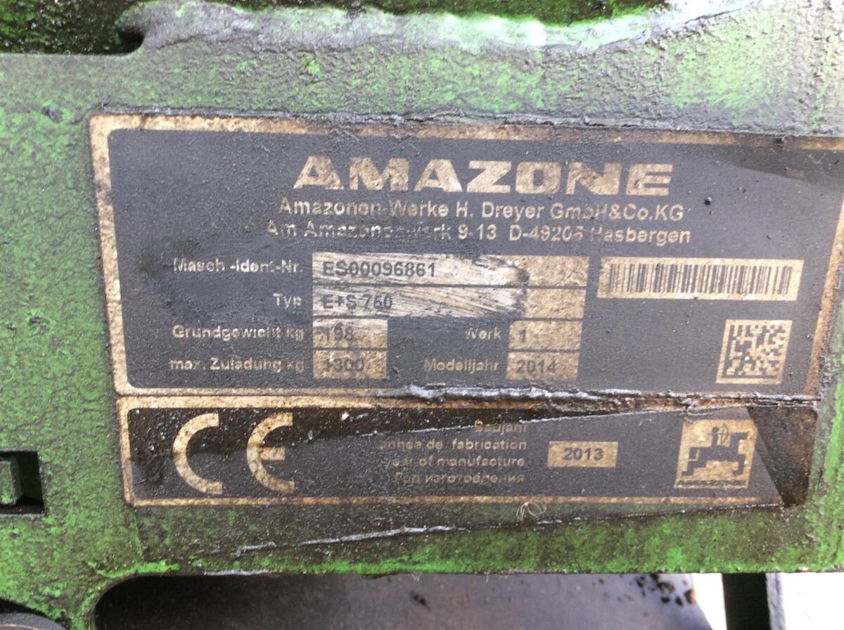 Amazone E+S 750 3