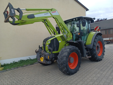 CLAAS Arion 650 Hexashift Cebis + FL 120
