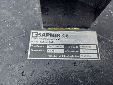 Saphir Frontgewicht 800kg 