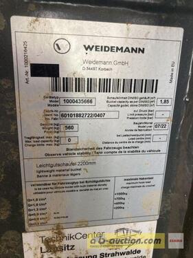 Weidemann VORS. LEICHTGUTSCHAUFEL 2200MM 3