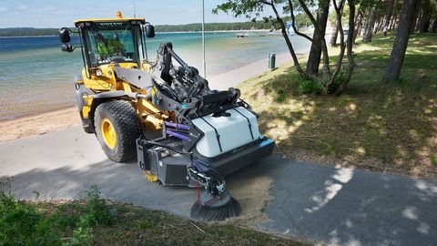 Sonstige Holms Profi Radlader-Vorbaukehrmaschine