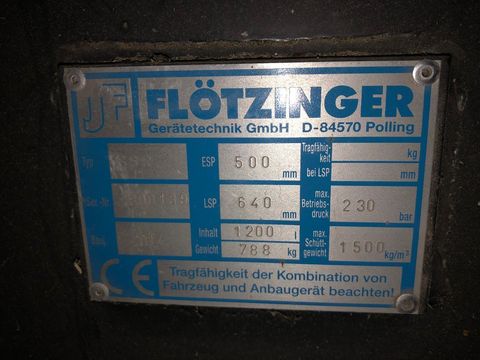 Sonstige Flötzinger Silage Greifschaufel JCB Q-Fit Aufnah