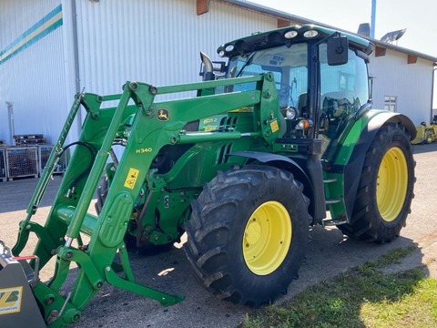 John Deere 6125R mit Frontlader H340