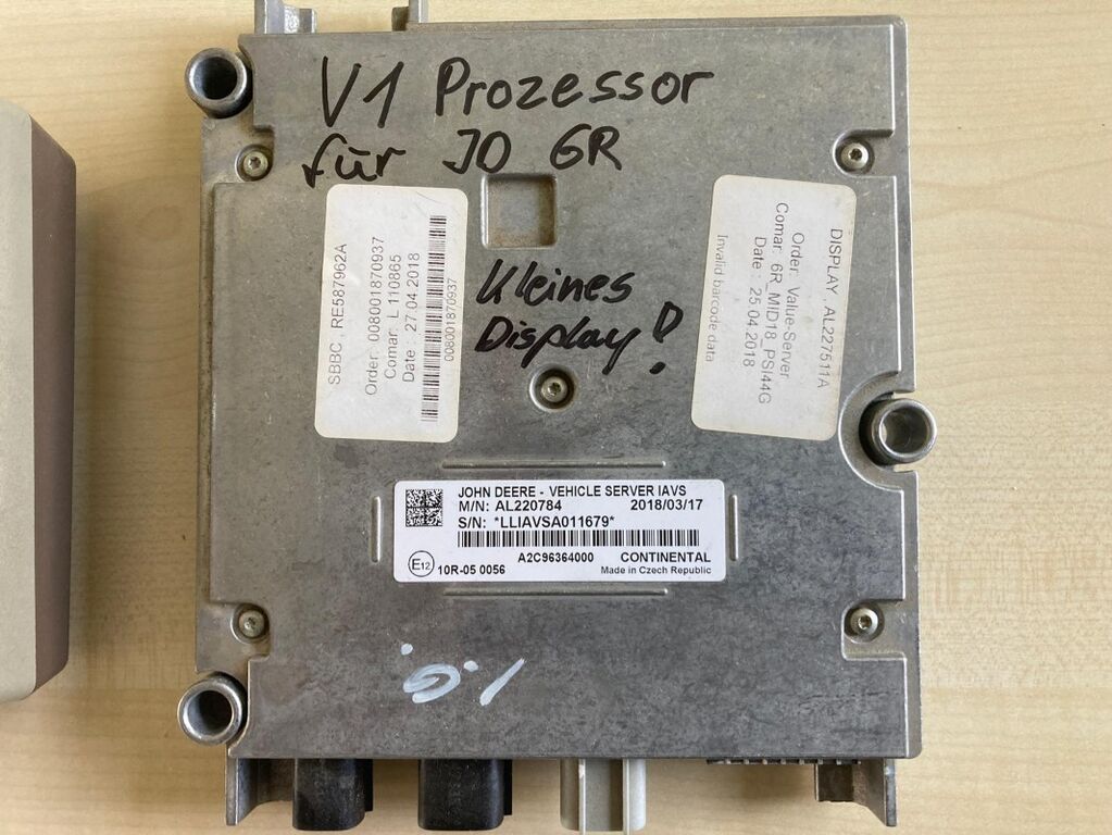 John Deere V1 Prozessor und 7"Monitor  2