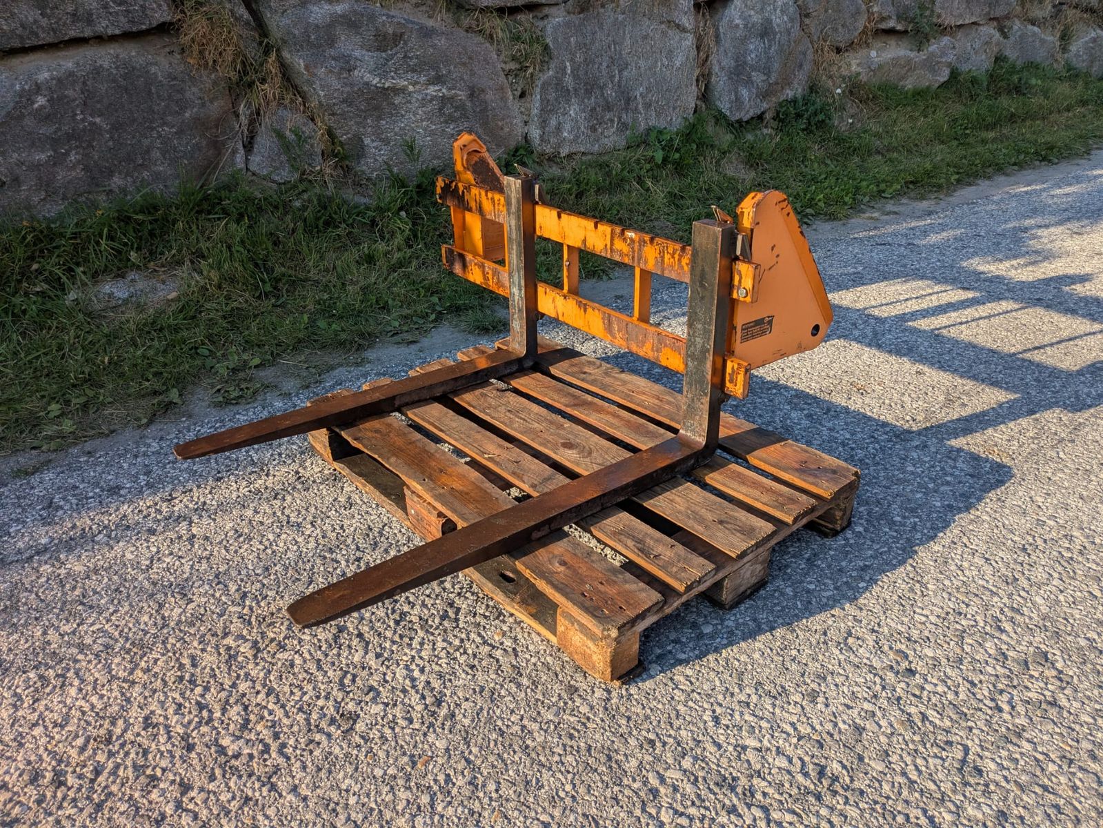 Hauer Palettengabel Hauer Aufnahme 2