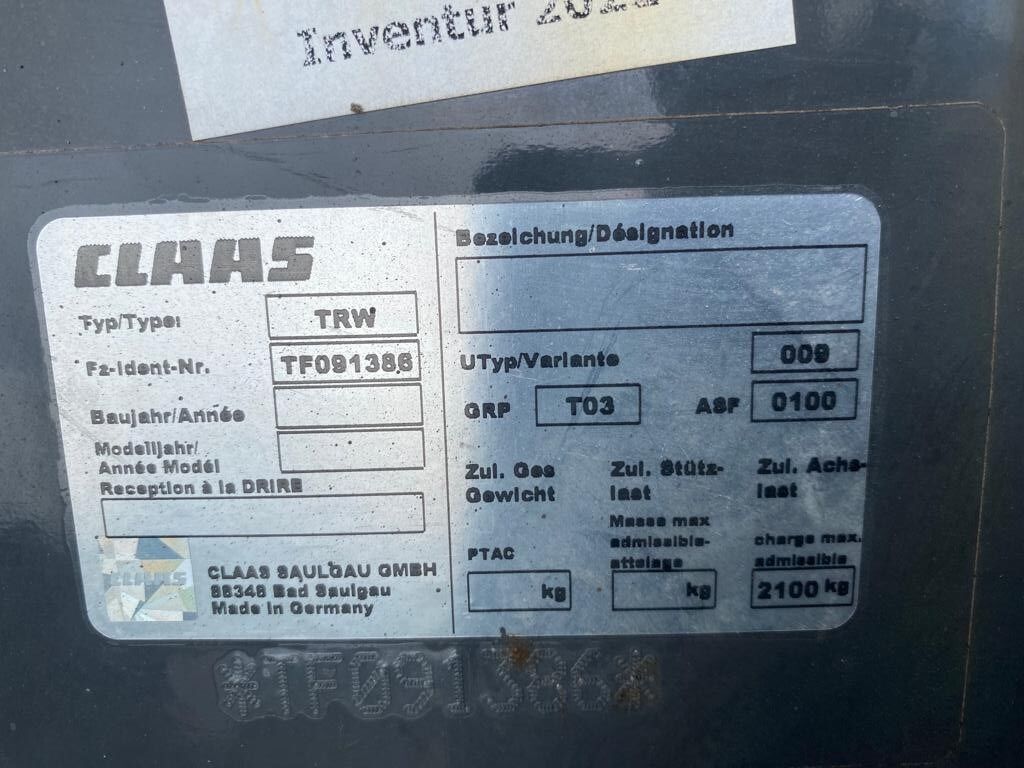 Claas Transportfahrwerk für Orbis 2