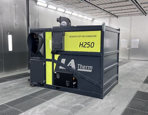 Lasco Warmlufterzeuger Hackgut LAH90250