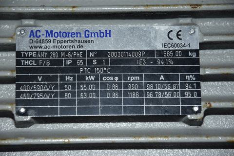 Haytec Ventilator RS 1250 B, 55 kW