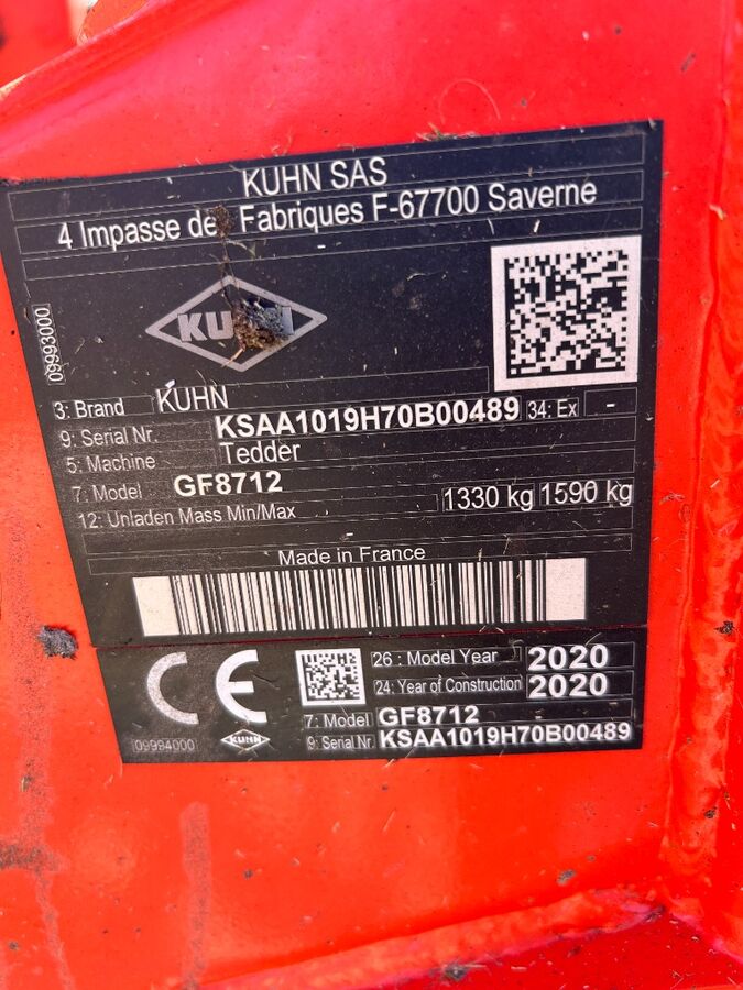 Kuhn GF8712 2
