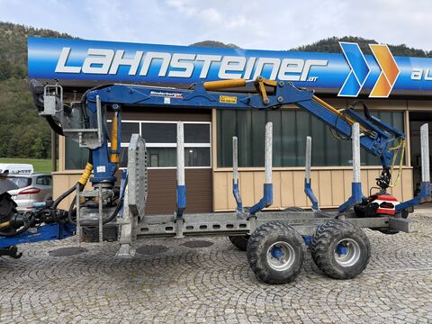 Binderberger Rückwagen RW11 mit Forstkran FK 8300