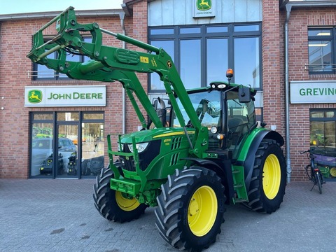 John Deere 6125R + H