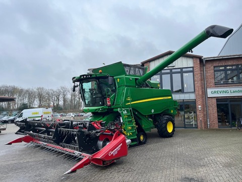 John Deere T560i ProDrive 30Km/h inkl. Geringhoff HV6.60