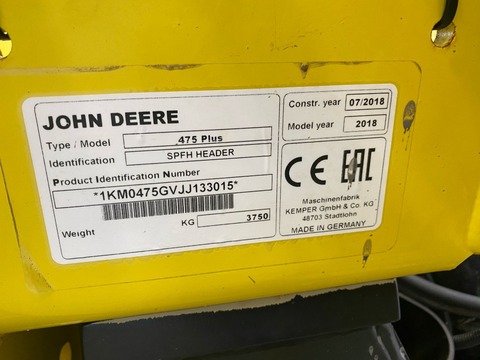 John Deere 475 Plus