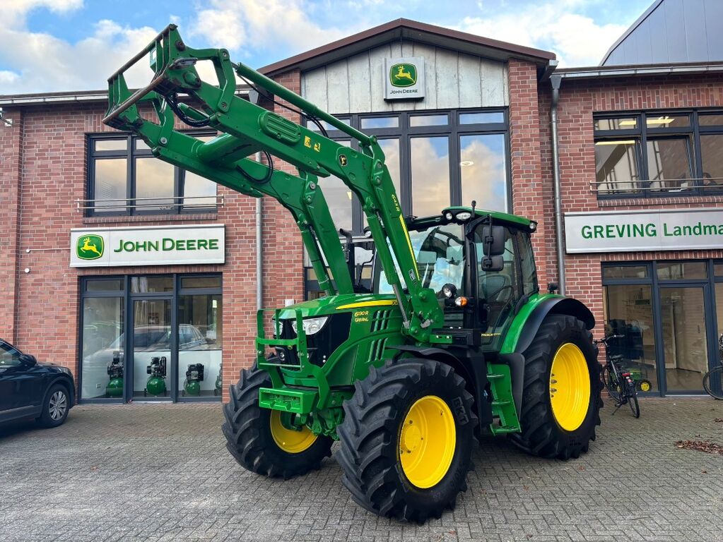 John Deere 6130R inkl. John Deere 643R 1