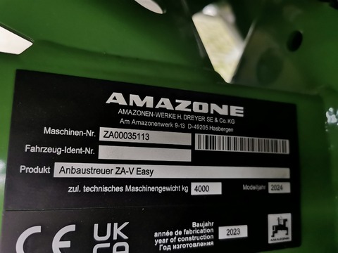 Amazone ZA-V 2000 EASY