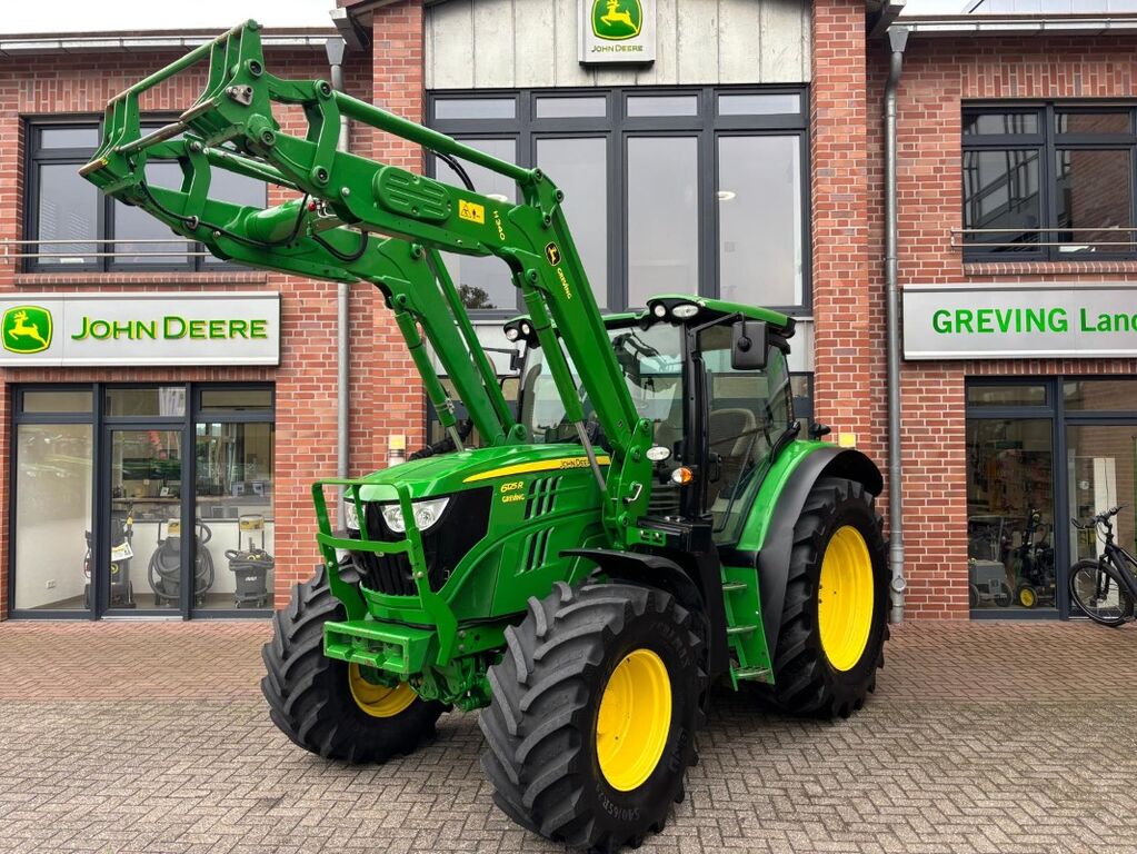 John Deere 6125R inkl. John Deere H340 1