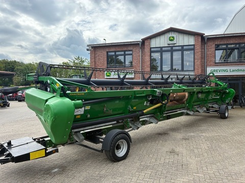 John Deere 635X inkl. Bruns Schneidwerkswagen