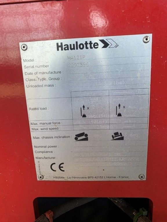 Haulotte HA12IP 3