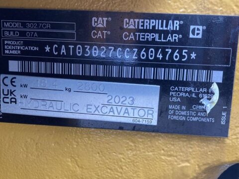 Caterpillar CAT 302.7 CR-07A 3