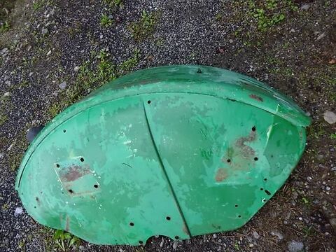 Deutz Fahr Kotflügel hinten von Deutz Traktor  D Serie - 2